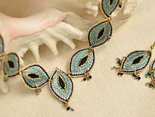 Of Glitter & Shine ☆ Embroidered Jewelry { Necklace } 14